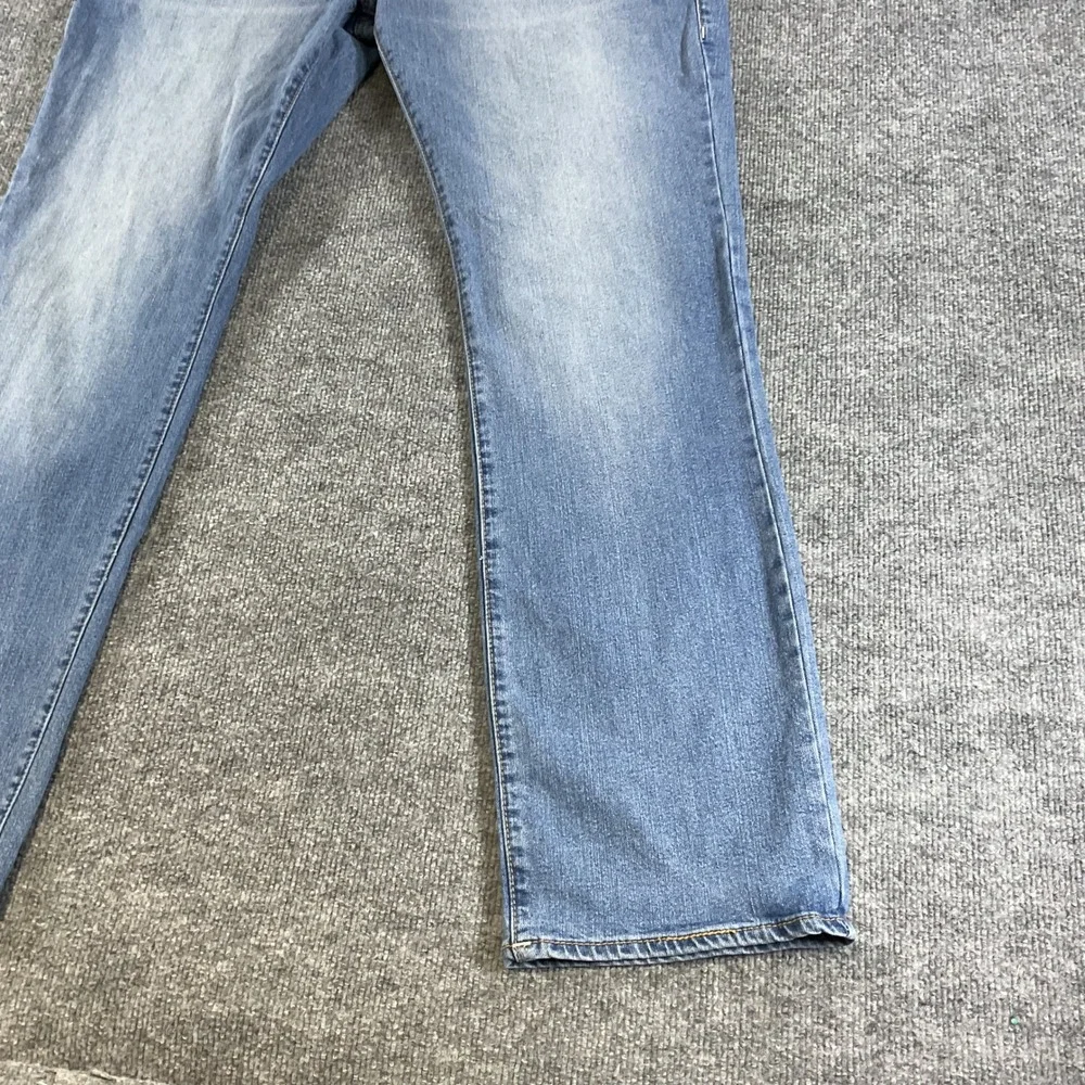True Religion Ricky Relaxed Straight Jeans Mens 40x34 Blue Stretch Denim Pants